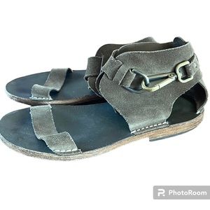 Maison Margiela Light Brown Suede‎ Gladiator Sandals Shoes Italy - Size 40 10